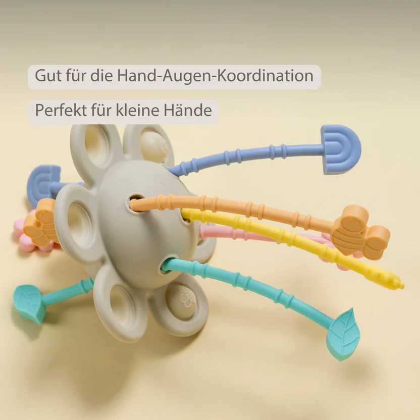 Nattou Silikon Montessori Babyspielzeug - sensorisch