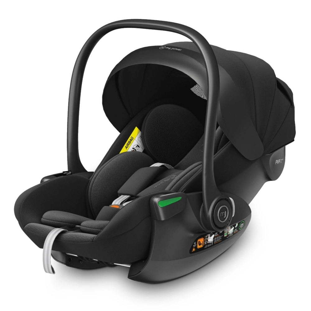 my junior AURA ergo i-Size Babyschale Schwarz