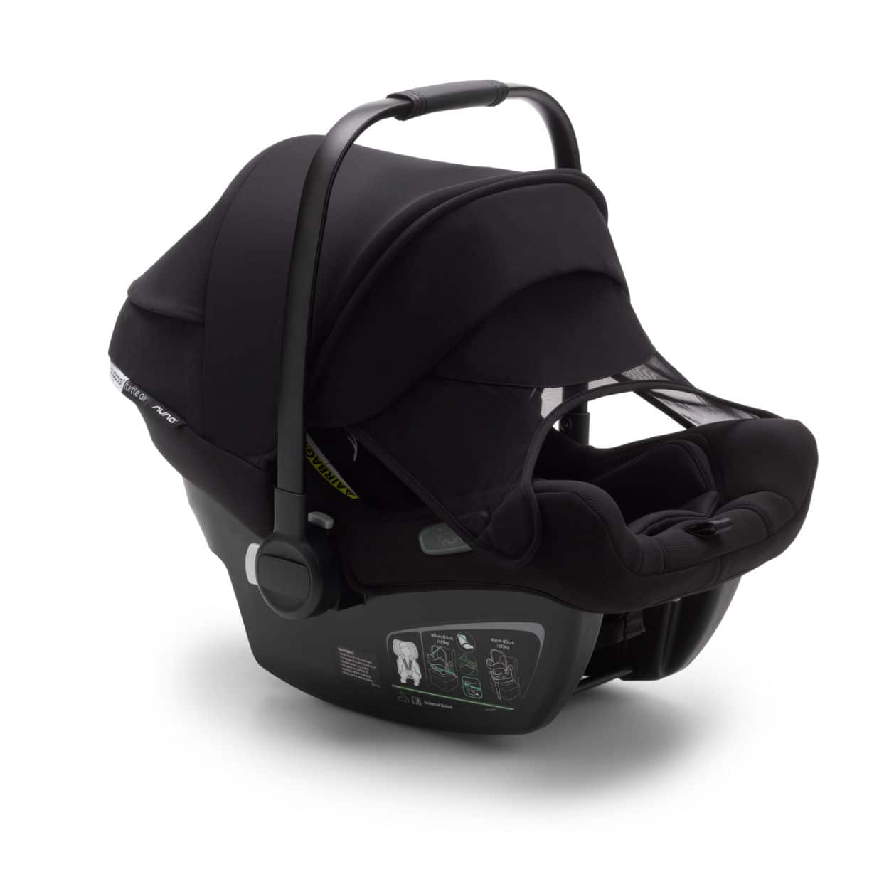 Bugaboo Turtle Air Babyschale by Nuna schwarz Bugaboo Turtle Air Babyschale by Nuna schwarz