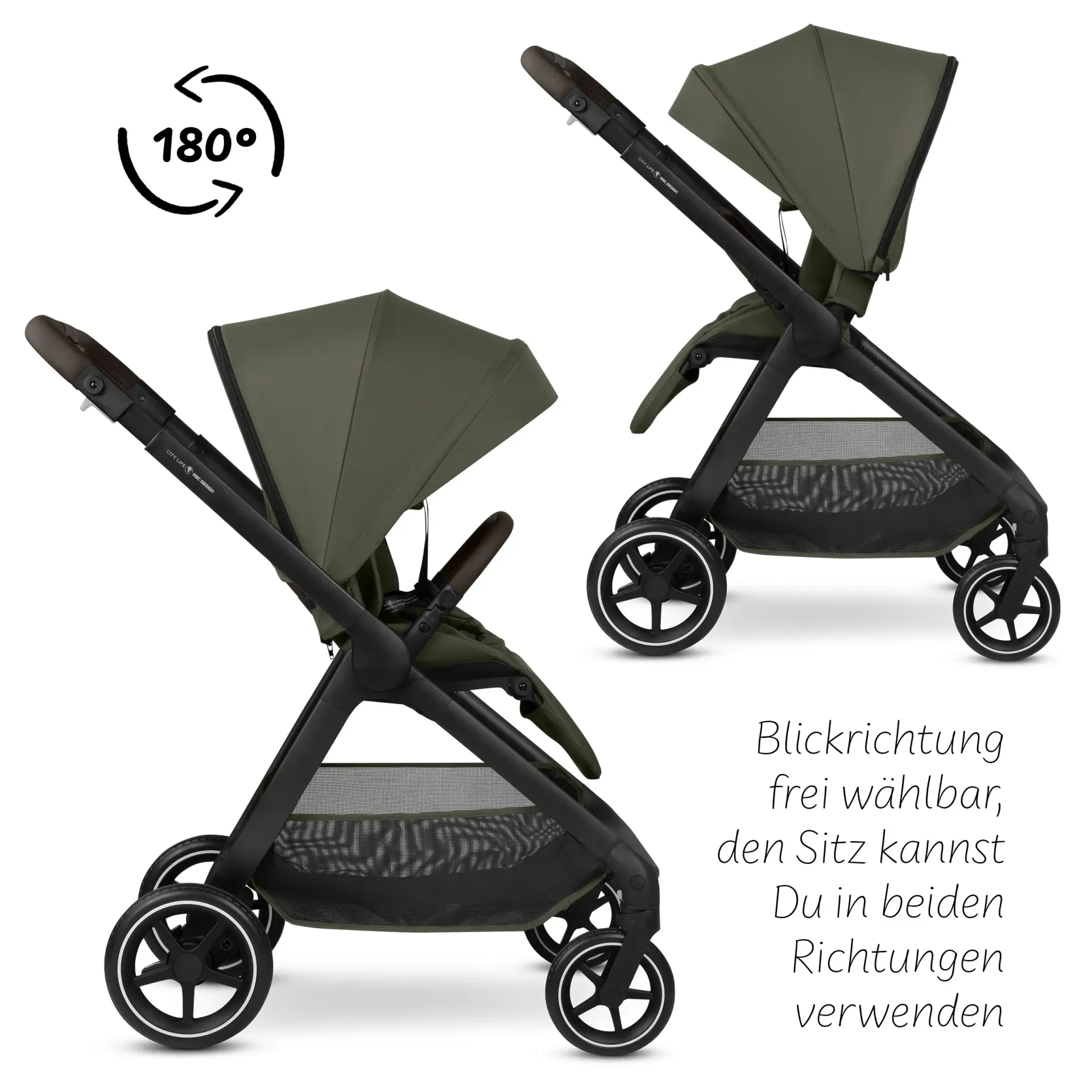 ABC Design City Life Sportwagen Avocado