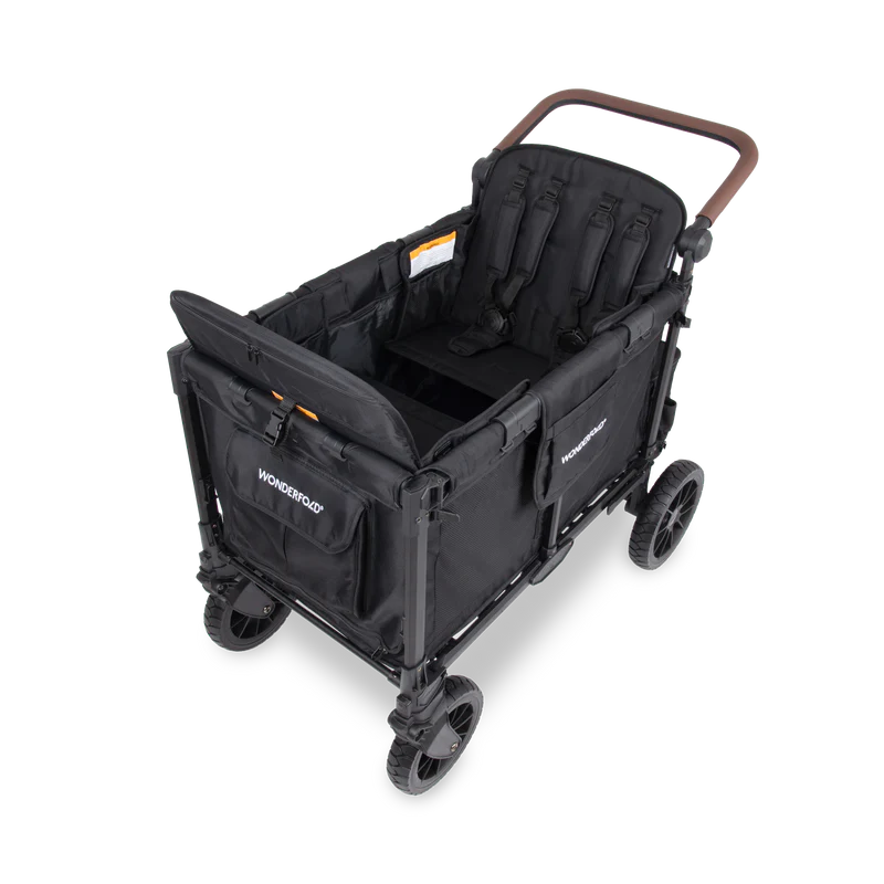 Wonderfold W4 Luxe Pro KinderVan 4-Sitzer - Schwarz