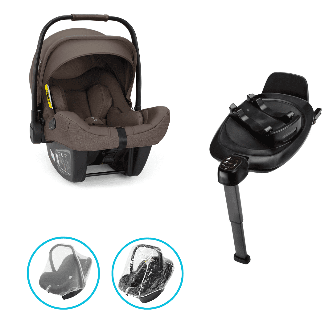 Nuna Pipa next i-Size Babyschale Chestnut inkl. BASE next und GRATIS Zubehör