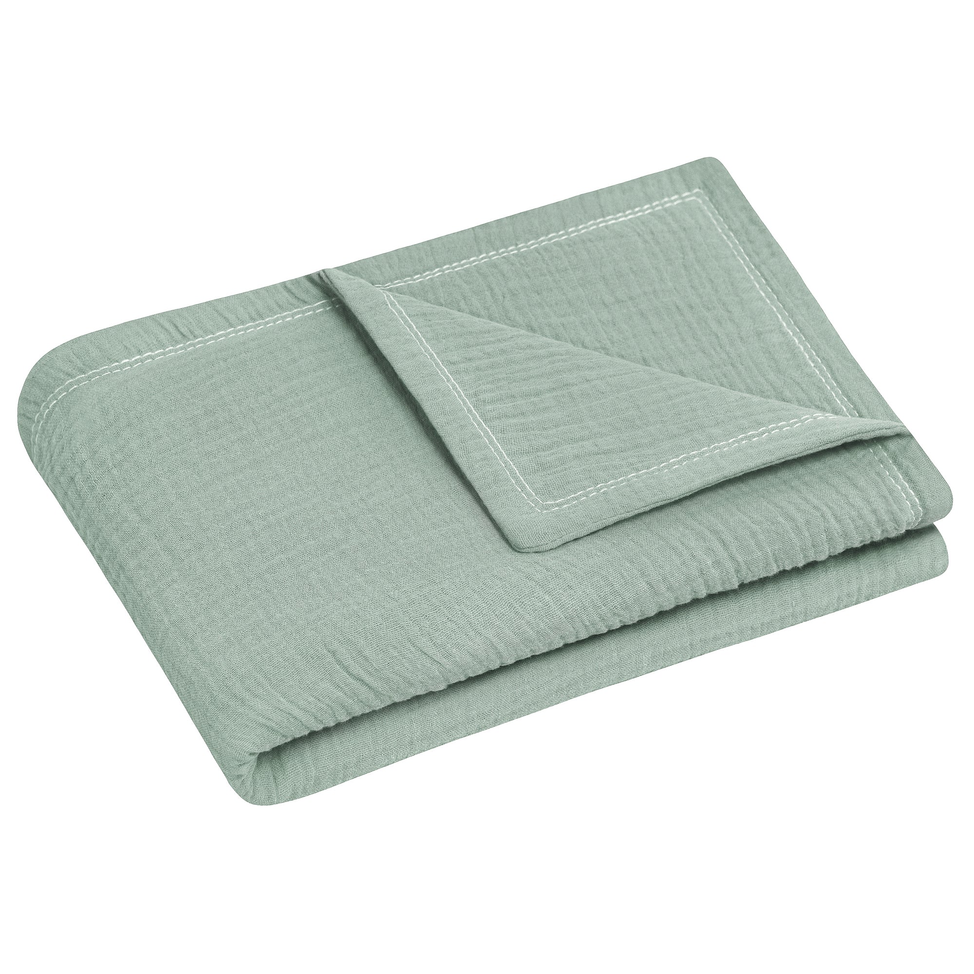 Zöllner Kuscheldecke Musselin grün Zöllner Kuscheldecke Musselin grün