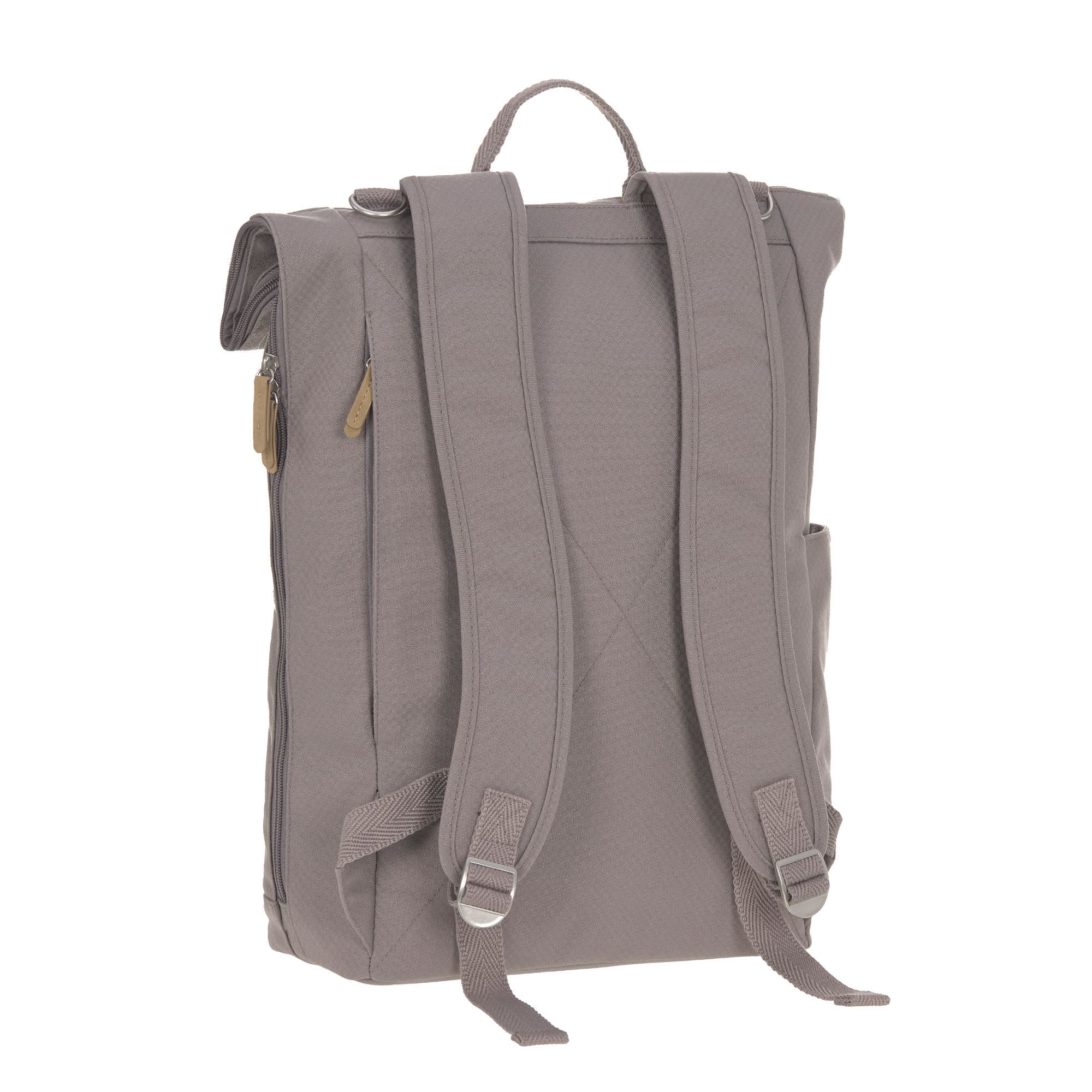 Lässig Wickelrucksack - Rolltop Backpack Rosewood Melange Lässig Wickelrucksack - Rolltop Backpack Rosewood Melange