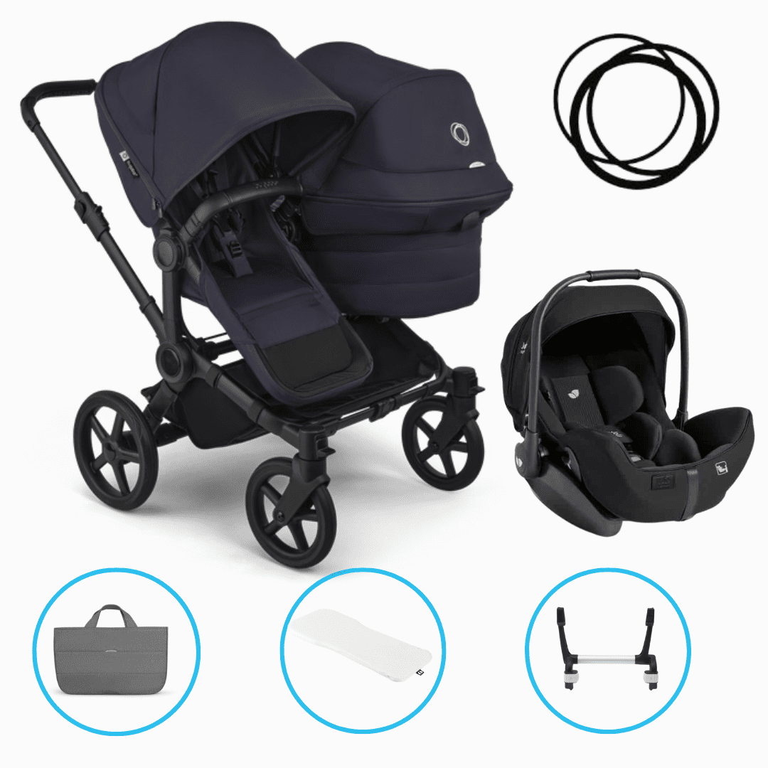 Bugaboo Donkey 6 Duo 3in1 Set Deep Indigo inkl. i-Level Pro Eclipse