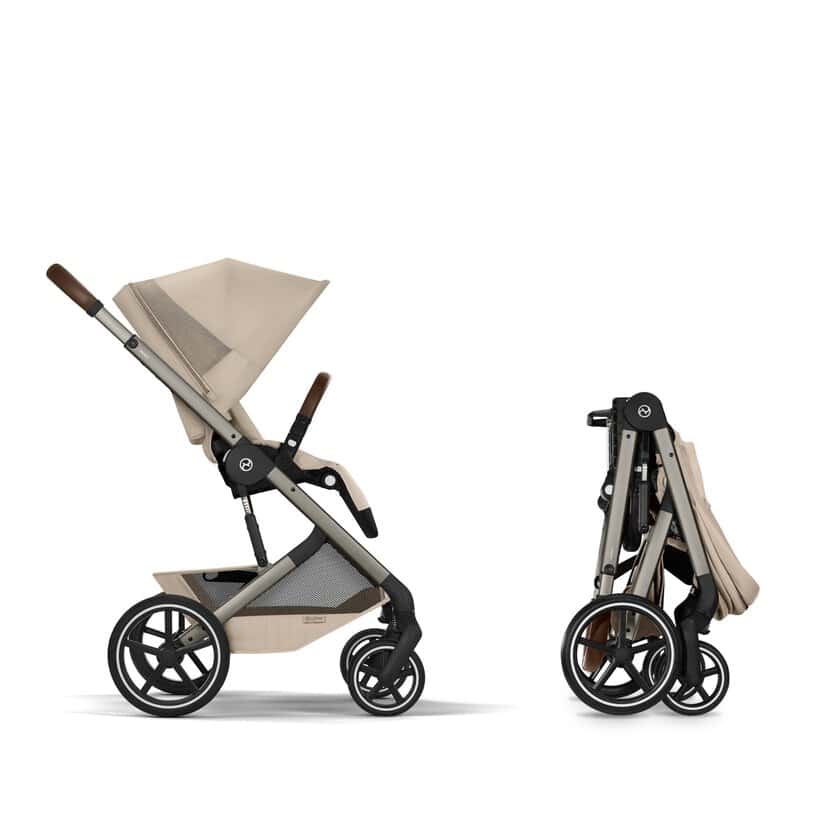 CYBEX Balios S Lux mit faltbarer Wanne - Almond Beige