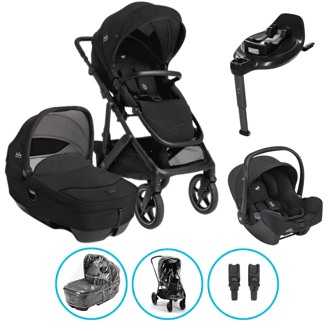 Joie Signature Vinca 7in1 Kinderwagen-Set Eclipse inkl. i-Snug Raven und Base Encore