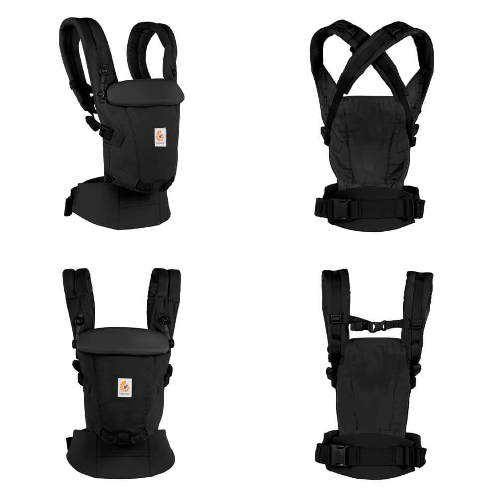 Ergobaby Adapt Soft Touch Cotton Onyx Black Ergobaby Adapt Soft Touch Cotton Onyx Black