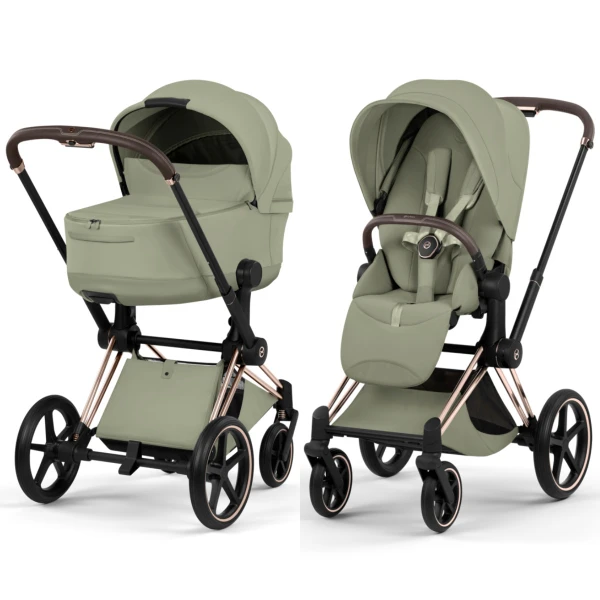  Cybex Priam Kombikinderwagen Style Kollektion Rosegold / Sage Green