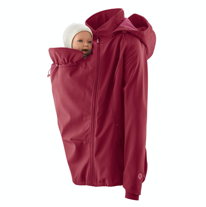 mamalila Softshell-Tragejacke Allrounder - beere L