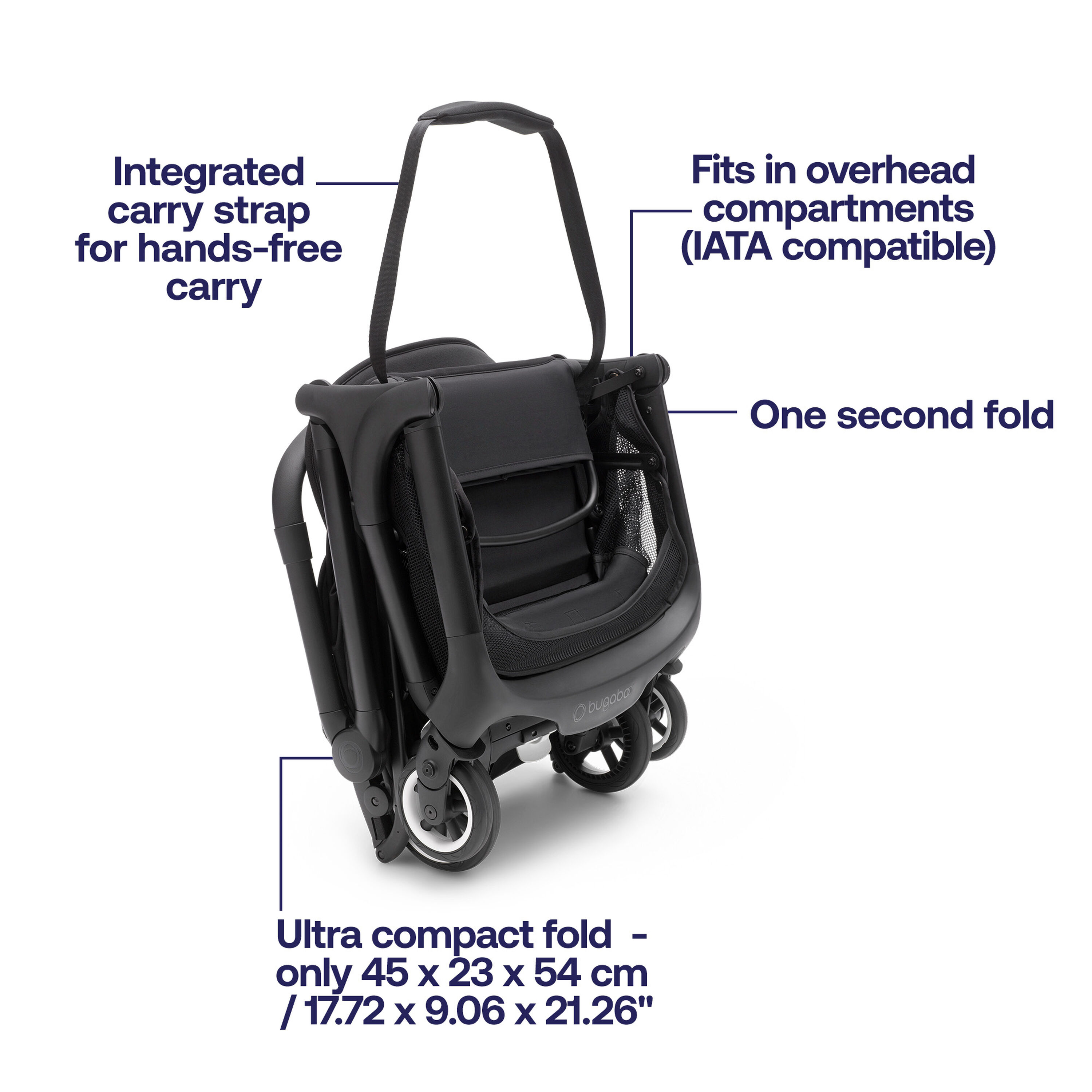 Bugaboo Butterfly komplett sturmblau Bugaboo Butterfly komplett sturmblau