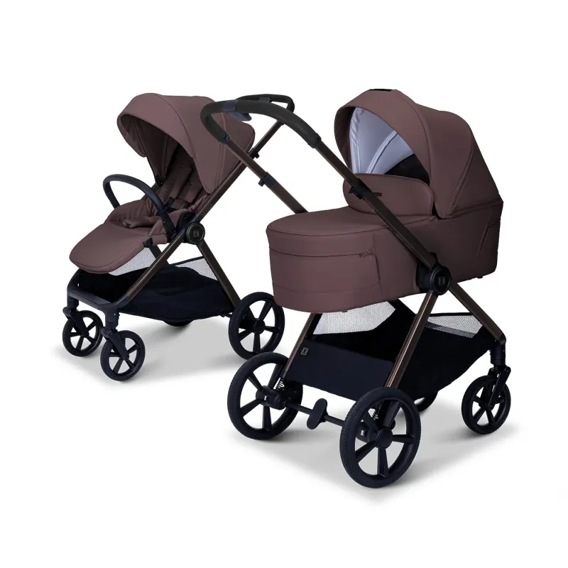Moon STYLO 5in1 Kombikinderwagen-Set Tonka inkl. Wickelrucksack, Regenverdeck und Adaptern