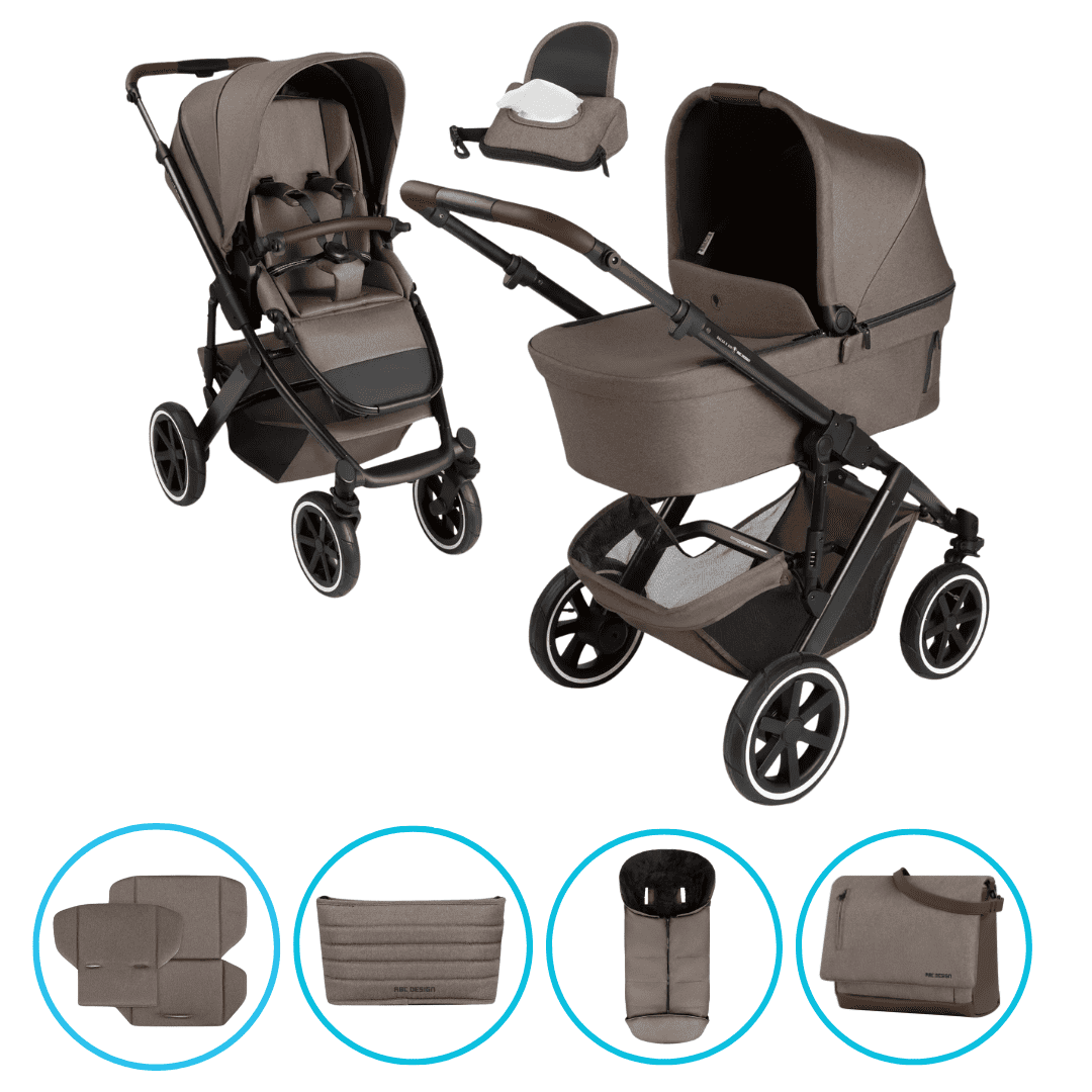 ABC Design Salsa 5 Air nature Oktober-Aktion inkl. gratis Wickeltasche und Winterfußsack