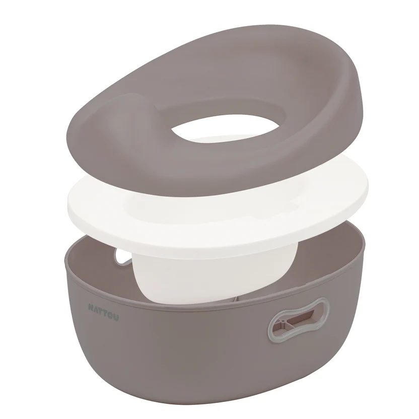 Nattou 3in1 Töpfchen CARE Taupe
