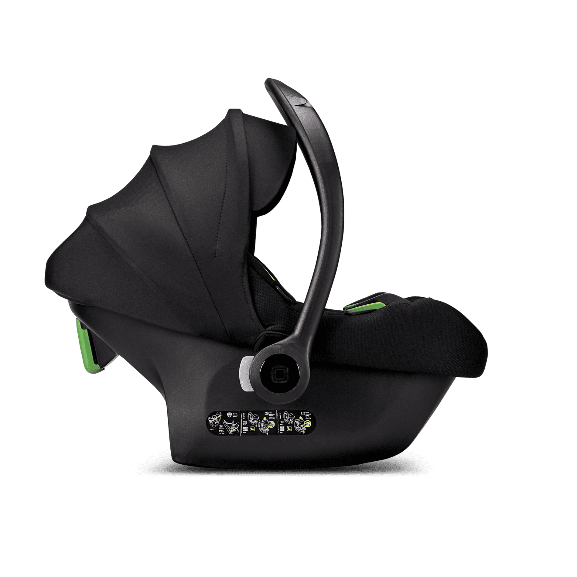 Moon GIO Fold 3in 1 Kombikinderwagen Graphite mit Babyschale Cosmo 2.0 und Lightweight-Rädern