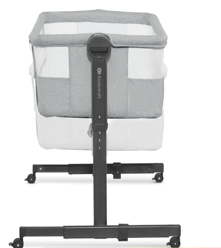 Kinderkraft 2in1 Beistellbett NESTE UP 2 grau