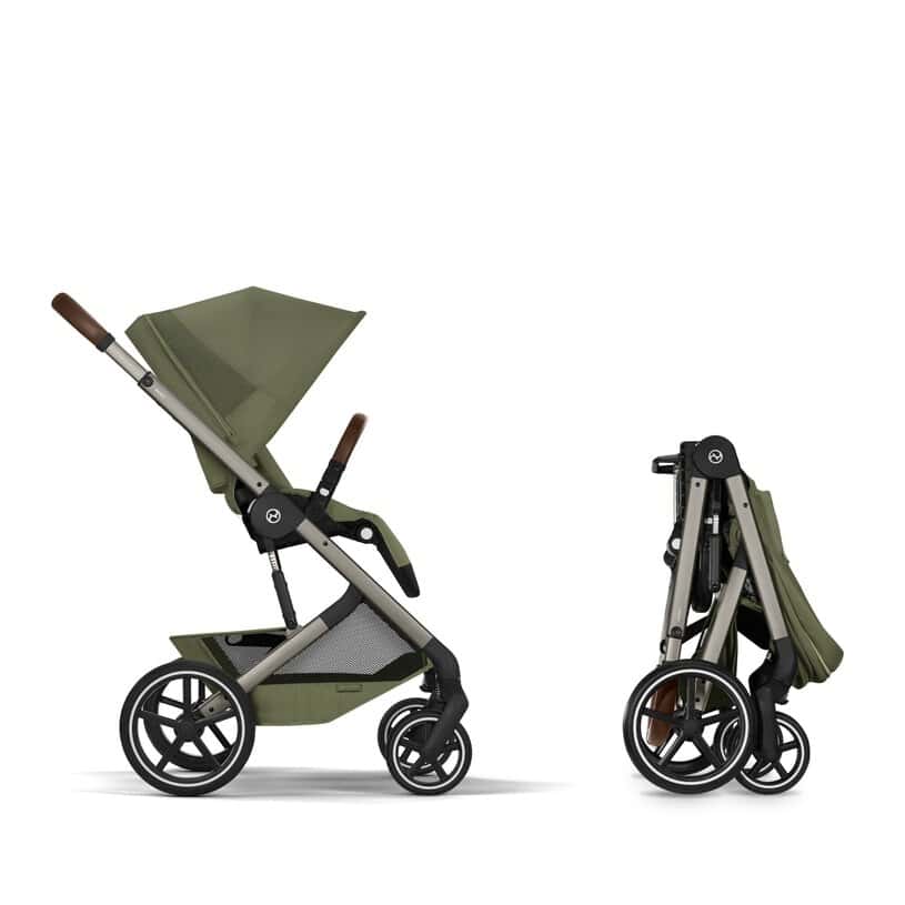 CYBEX Balios S Lux mit faltbarer Wanne - Moss Green