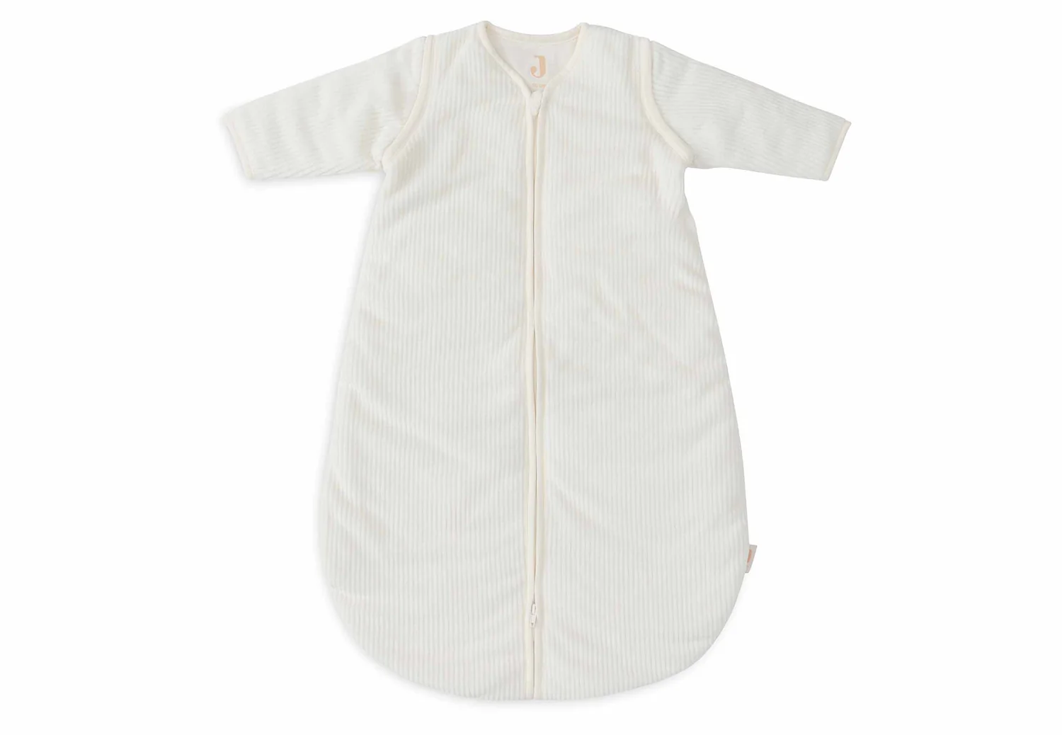 Jollein Baby Schlafsack mit abnehmbaren Ärmeln - Rib Ivory