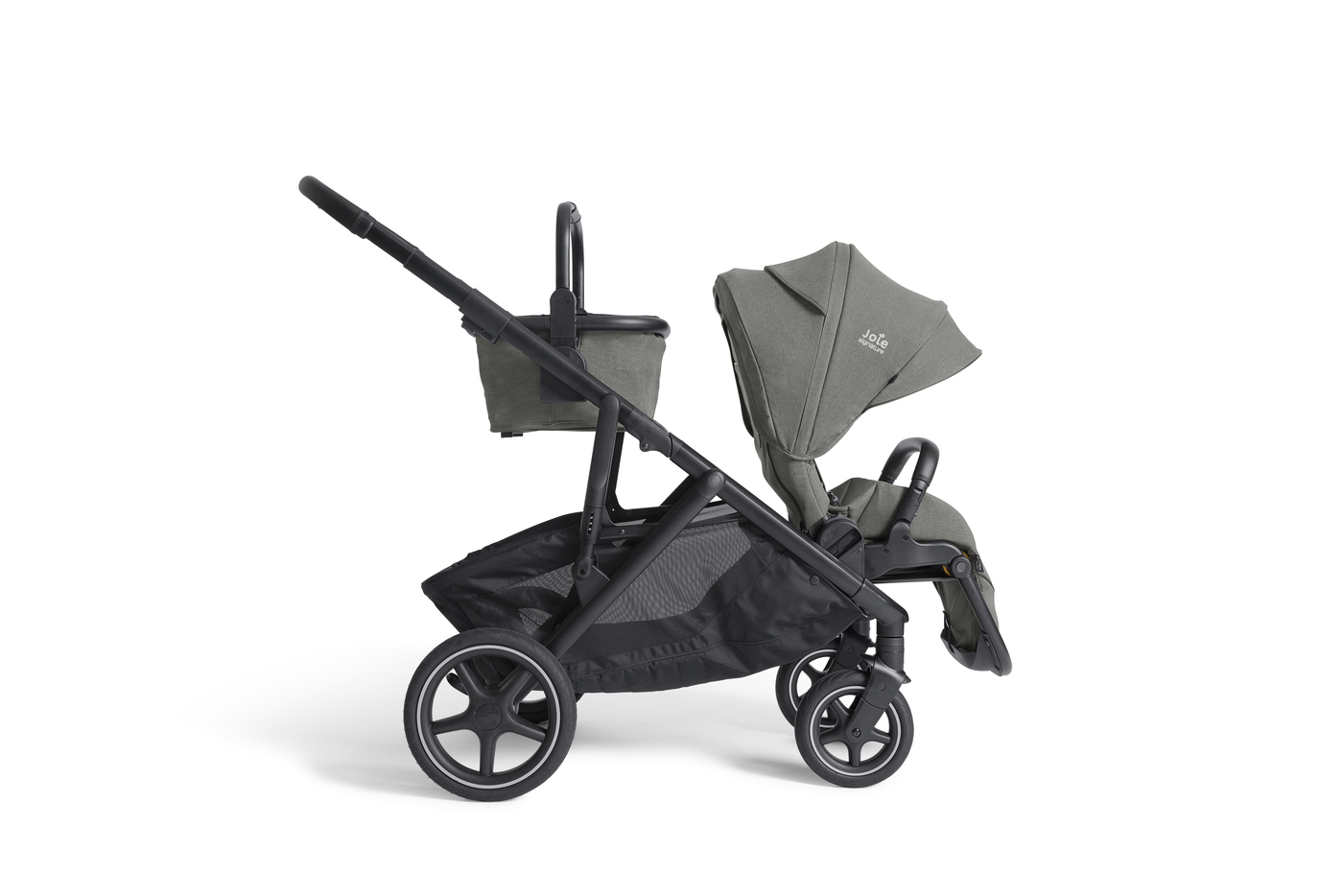 Joie Signature 2in1 Kombikinderwagen Versiti inkl. Ramble XL und Einkaufskorb Evergreen