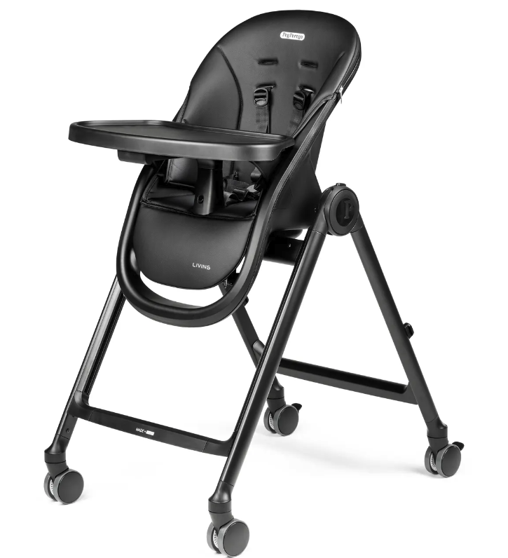 Peg Perego Hochstuhl und Wippe Living True Black – Der Peg Perego Living True Black ist Wippe & Hochstuhl in einem, ab Geburt nutzbar, mit 4 Positionen, Höhenverstellung, Rollen, abnehmbarem Tisch & leicht zu reinigendem Kunstlederbezug. Peg Perego Hochstuhl und Wippe Living True Black – Der Peg Perego Living True Black ist Wippe & Hochstuhl in einem, ab Geburt nutzbar, mit 4 Positionen, Höhenverstellung, Rollen, abnehmbarem Tisch & leicht zu reinigendem Kunstlederbezug.