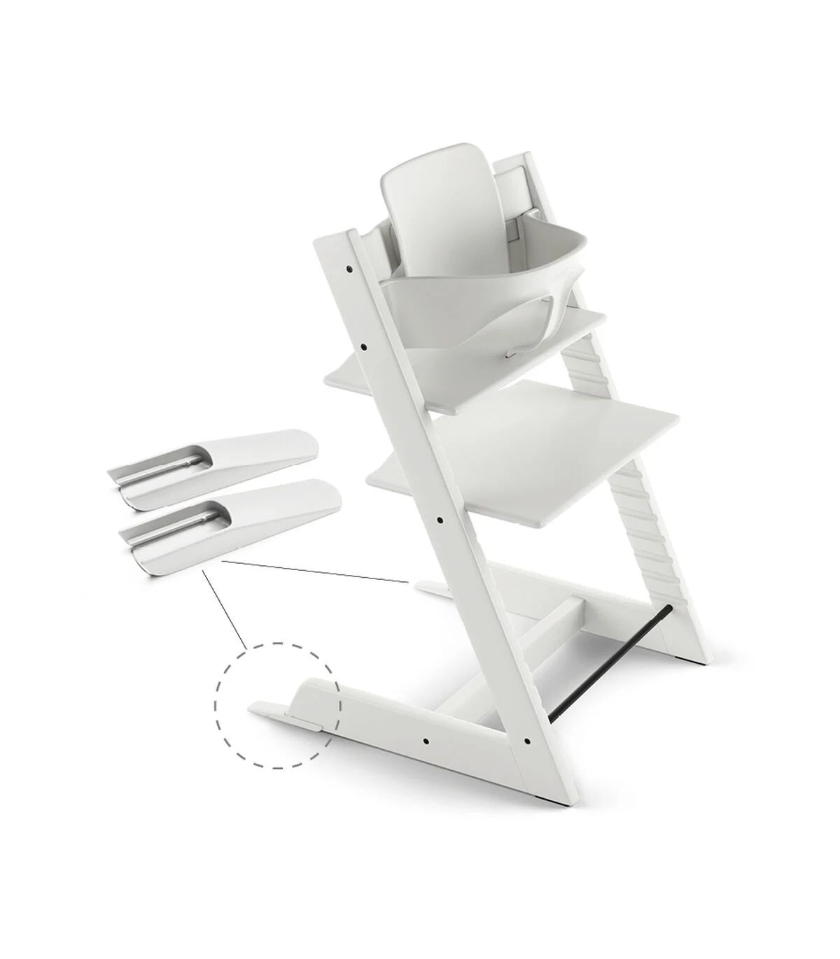 Stokke Tripp Trapp Baby Set White Stokke Tripp Trapp Baby Set White