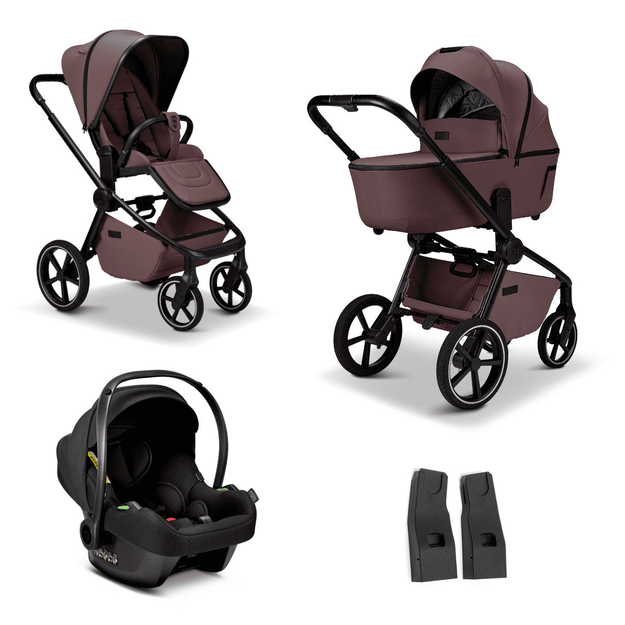 Moon RESEA 2.0 Kombikinderwagen tonka 3in1 Set inkl. Babyschale Moon RESEA 2.0 Kombikinderwagen tonka 3in1 Set inkl. Babyschale