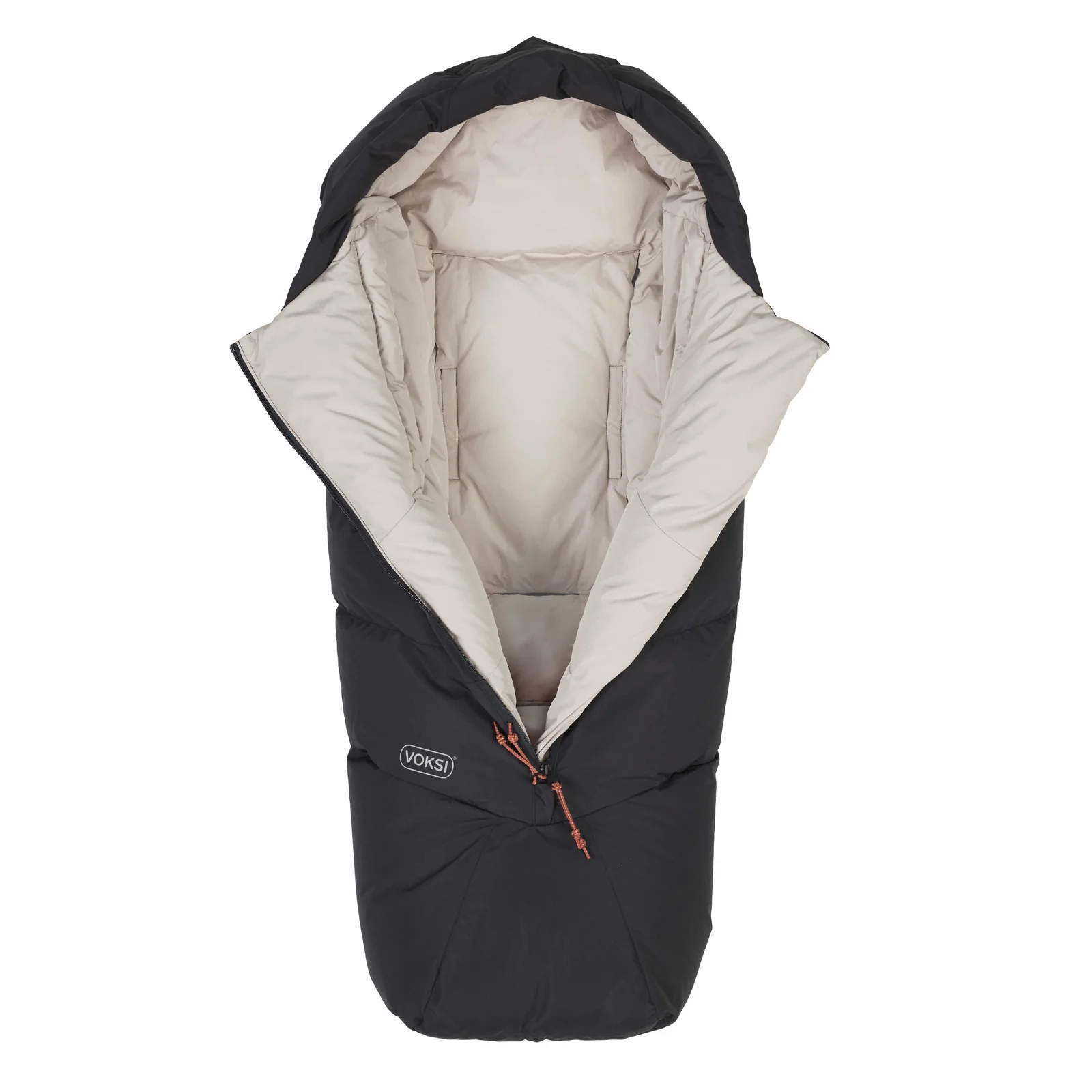 VOKSI Adventure North Fußsack Schwarz