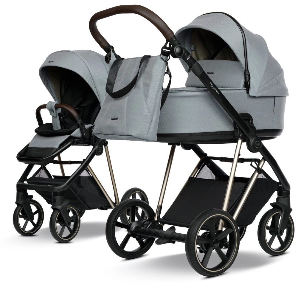 my junior VIGO 2 Kombikinderwagen Calm Grey / Champagne – Entdecke den my junior VIGO 2 Kombikinderwagen Calm Grey / Champagne: Allradfederung, unplattbare Reifen & luxuriöser Komfort – für entspannte Fahrten auf jedem Terrain. my junior VIGO 2 Kombikinderwagen Calm Grey / Champagne – Entdecke den my junior VIGO 2 Kombikinderwagen Calm Grey / Champagne: Allradfederung, unplattbare Reifen & luxuriöser Komfort – für entspannte Fahrten auf jedem Terrain.