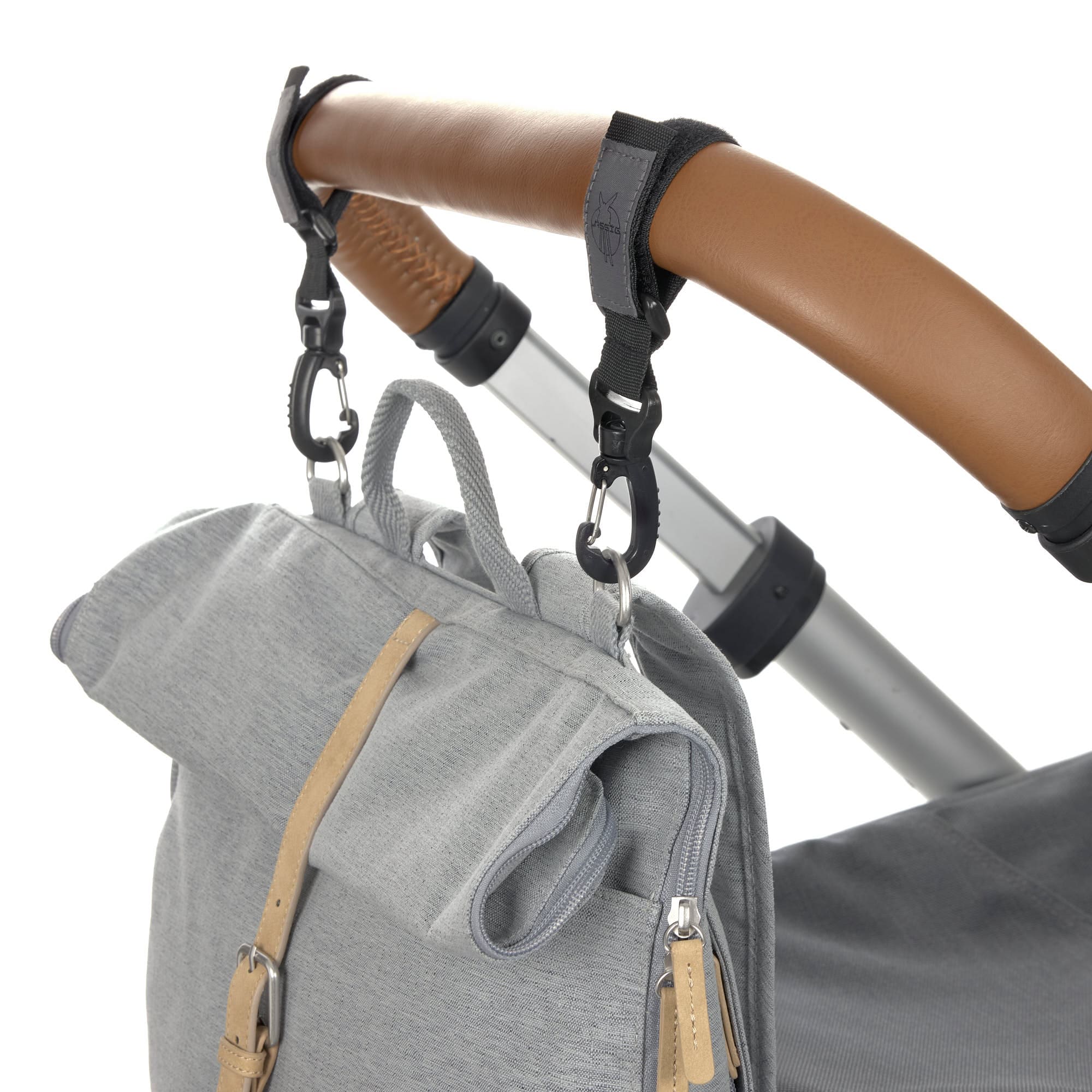 Lässig Wickelrucksack - Rolltop Backpack Grey Melange Lässig Wickelrucksack - Rolltop Backpack Grey Melange