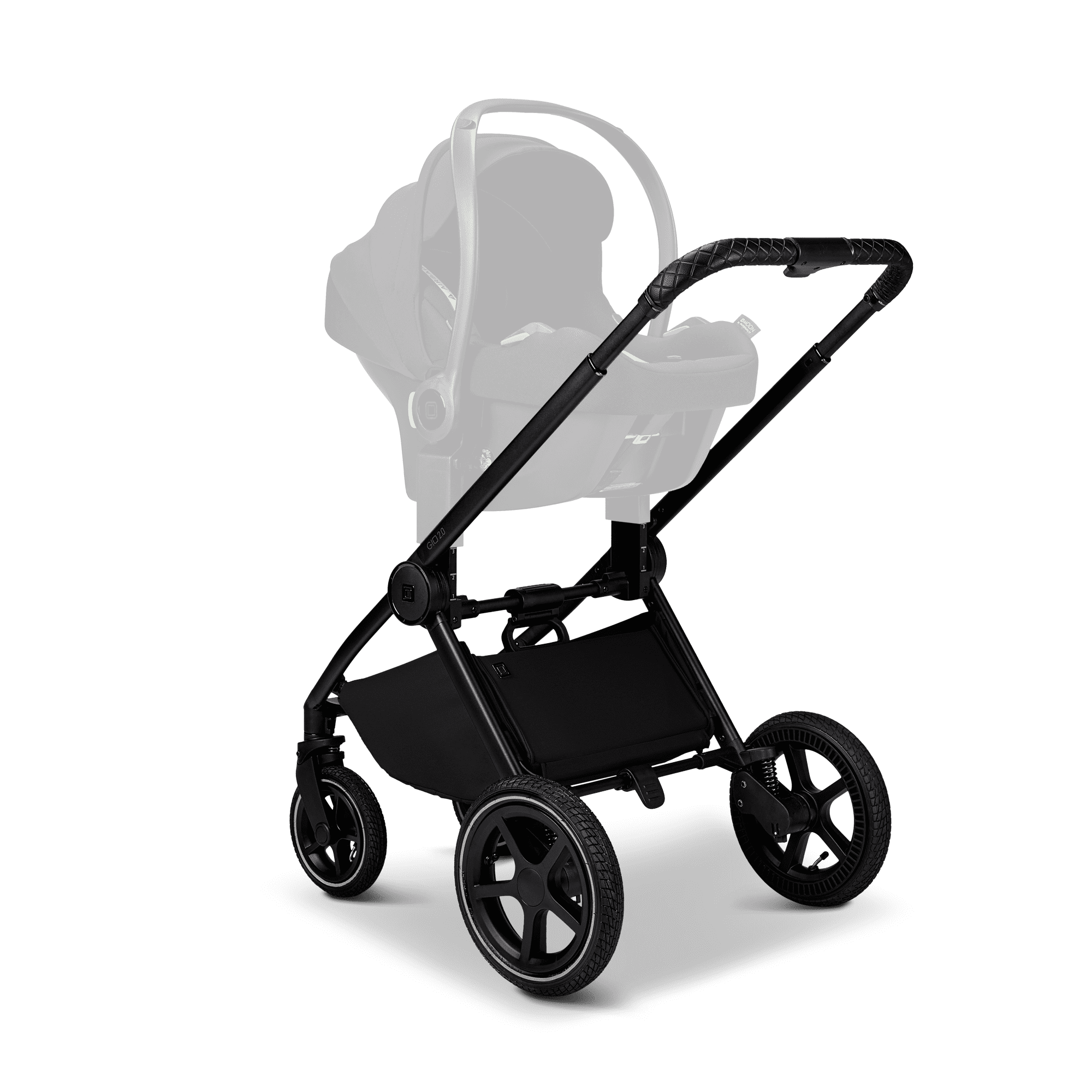 Moon GIO 2.0 Kombikinderwagen Onxy 4in1 Set inkl. Babyschale und Basisstation Moon GIO 2.0 Kombikinderwagen Onxy 4in1 Set inkl. Babyschale und Basisstation