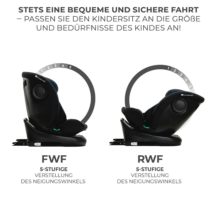 Kinderkraft Kindersitz i-Grow i-Size black Kinderkraft Kindersitz i-Grow i-Size black