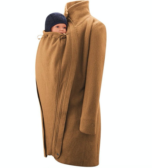 mamalila Eco-Woll-Tragemantel Oslo - camel uni M