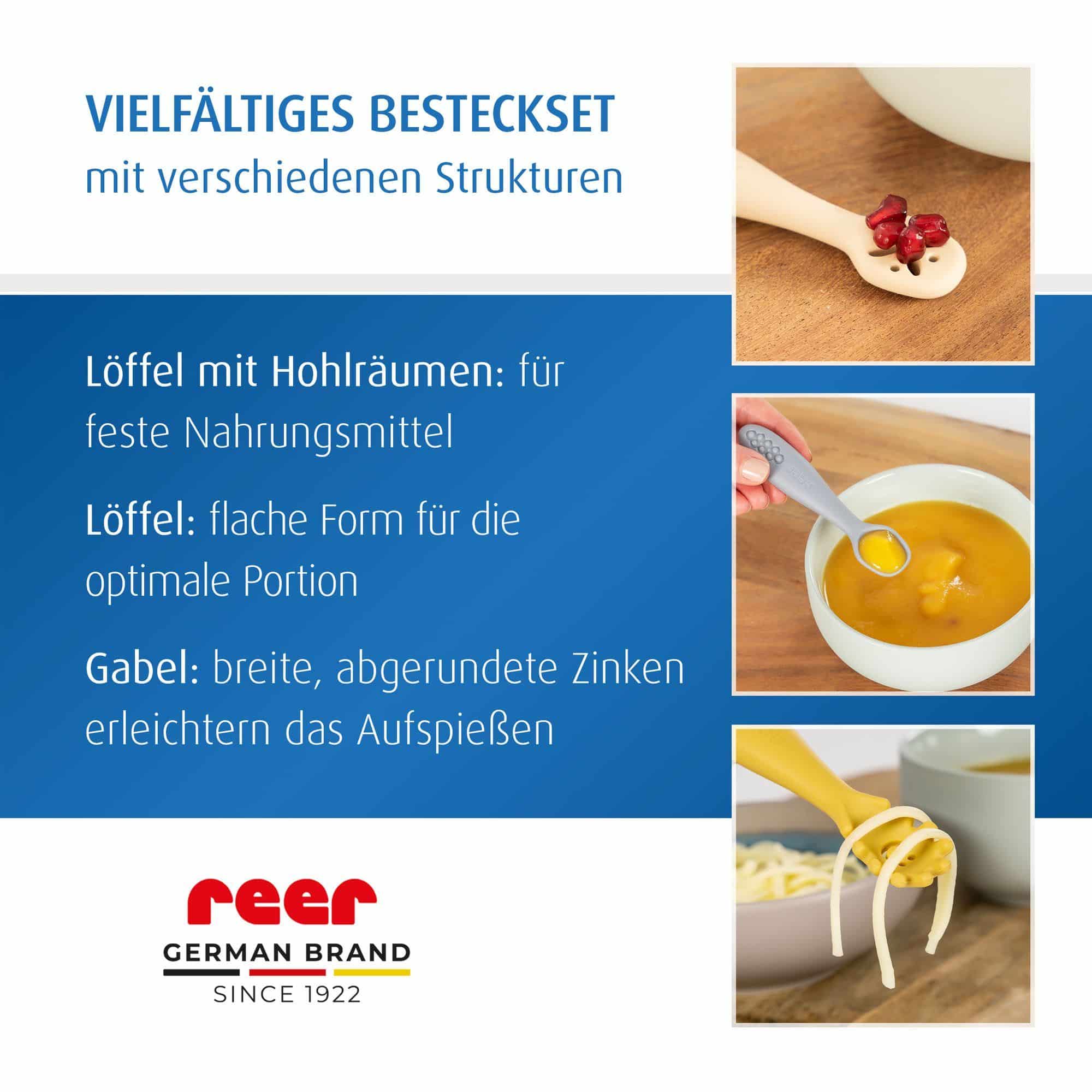 reer LittleYumie Silikon Babylöffel reer LittleYumie Silikon Babylöffel