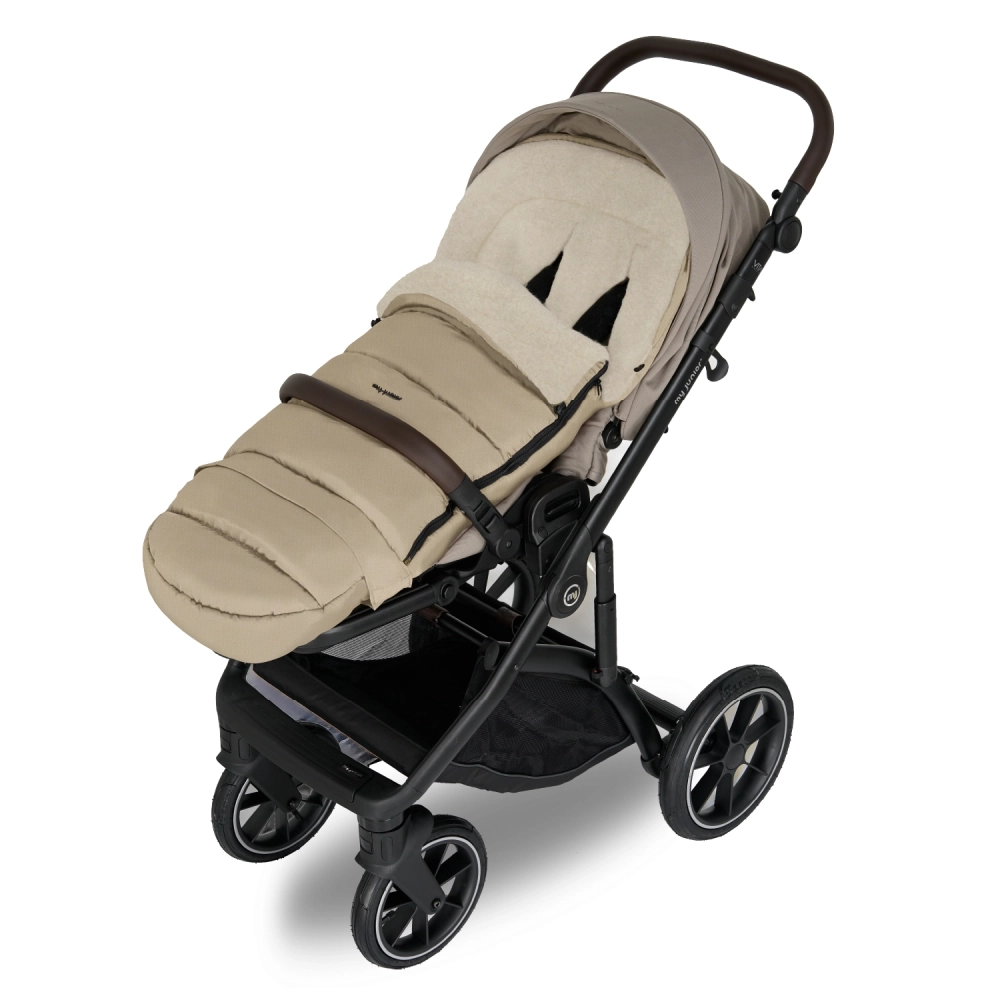 my junior Atelier SignatureWool 3in1 Fußsack Naptime Latte