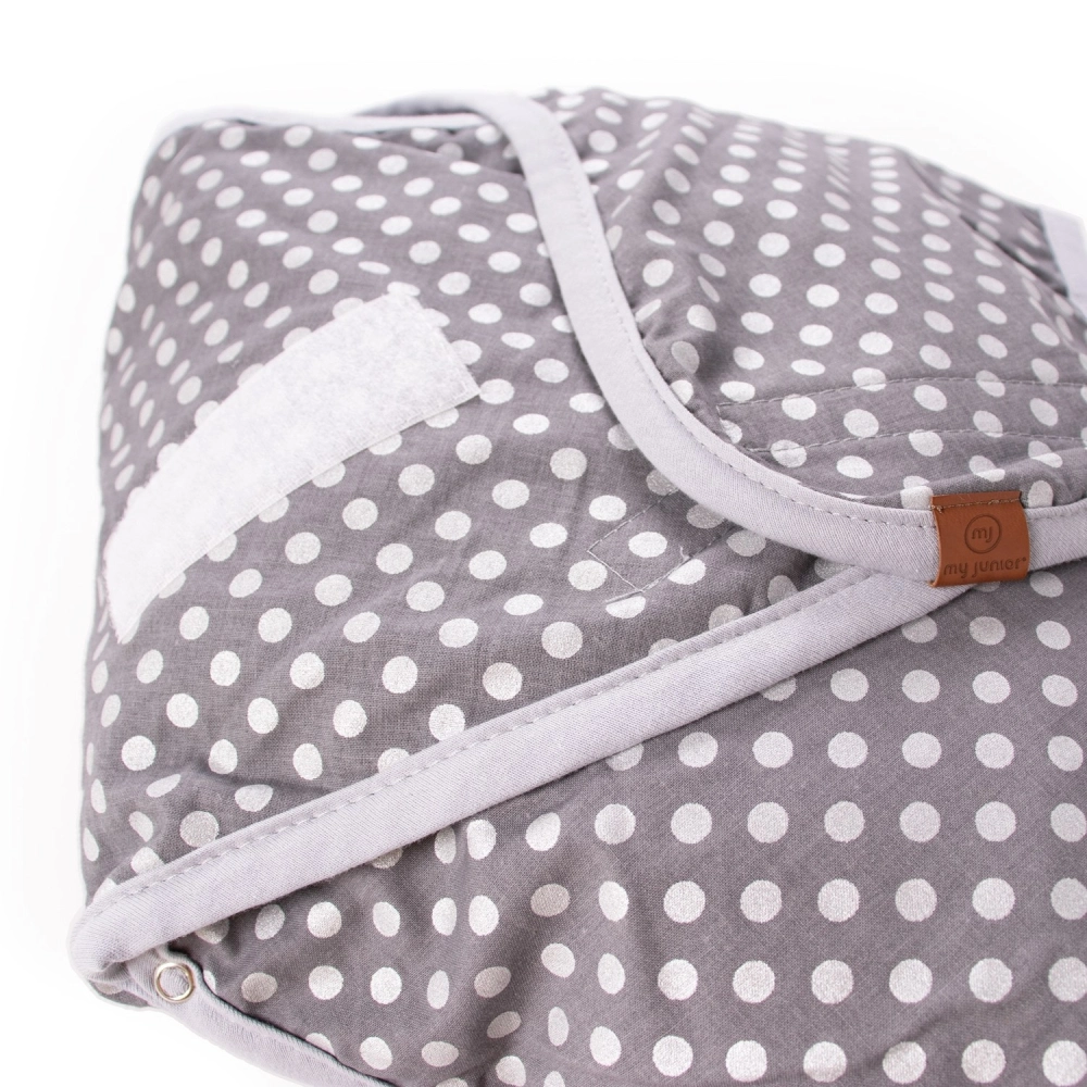 my junior Pucktuch Silver Dots Grey