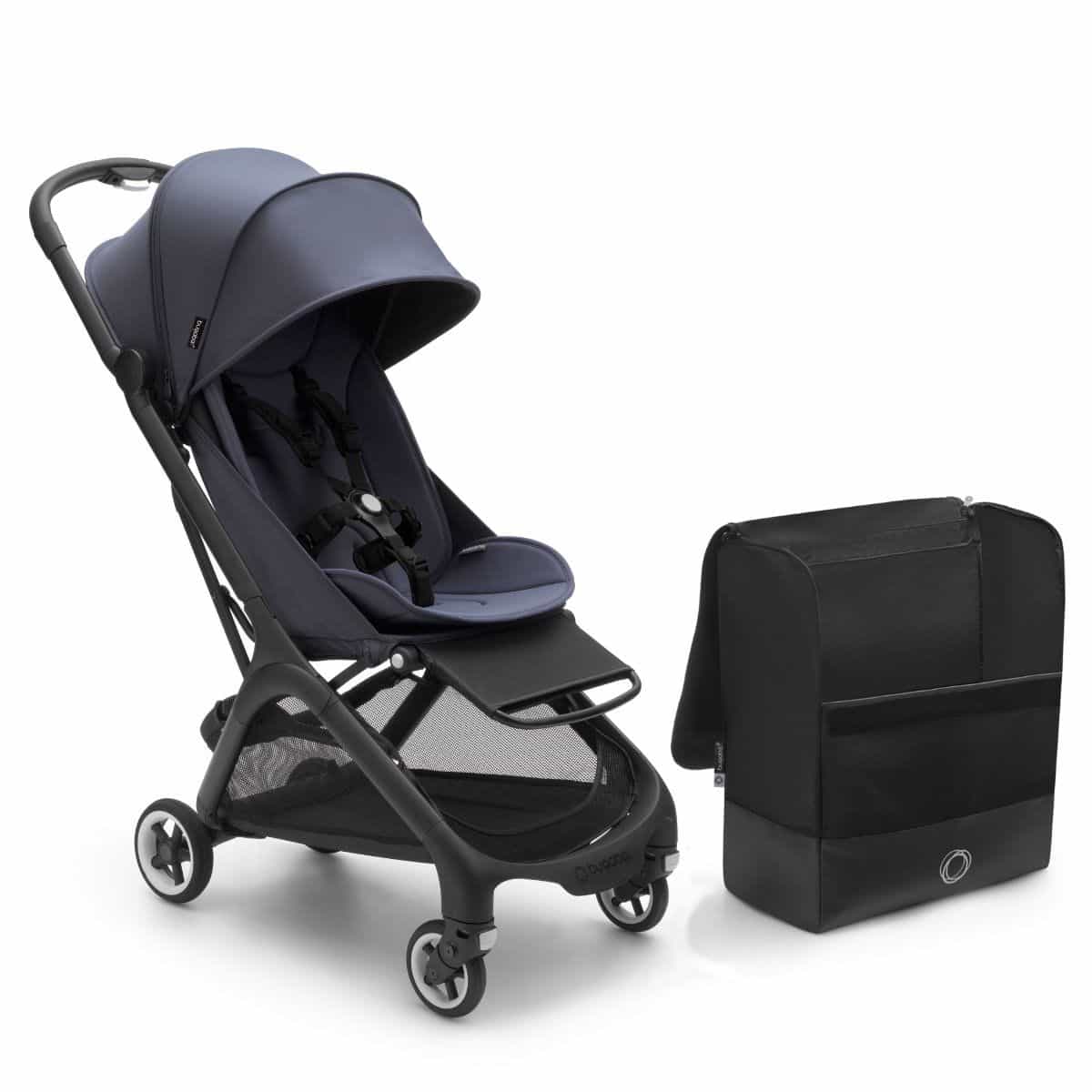 Bugaboo Butterfly komplett inkl. gratis Transporttasche sturmblau Bugaboo Butterfly komplett inkl. gratis Transporttasche sturmblau