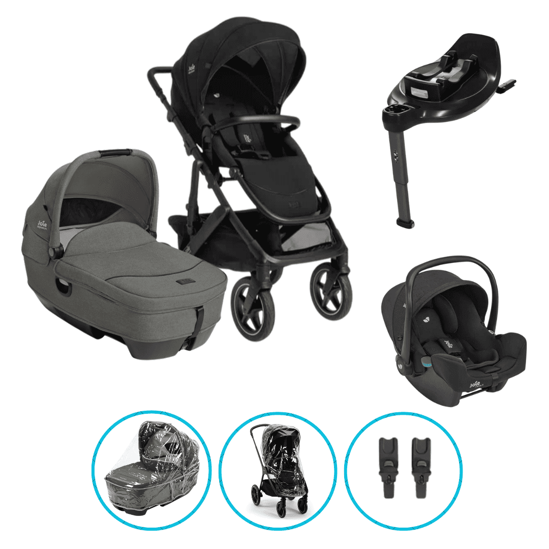 Joie Signature Vinca 7in1 Kinderwagen-Set Evergreen inkl. i-Snug Raven und Base Encore