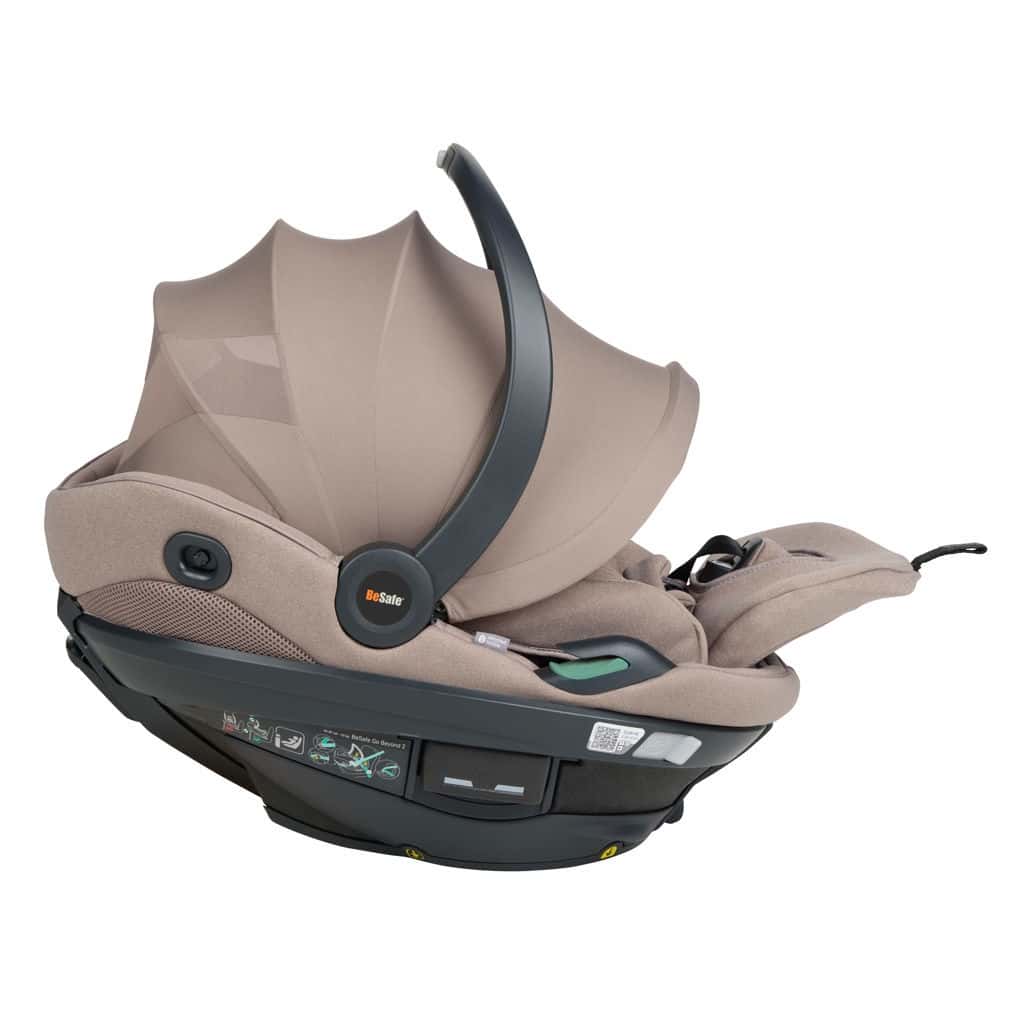 BeSafe Go Beyond 2 Babyschale Dark Sand SoftBreeze