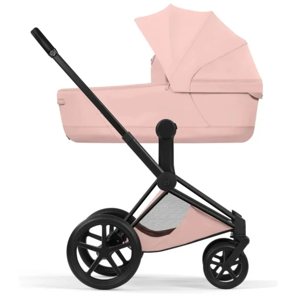  Cybex Priam Kombikinderwagen Style Kollektion Matt Black / Peach Pink