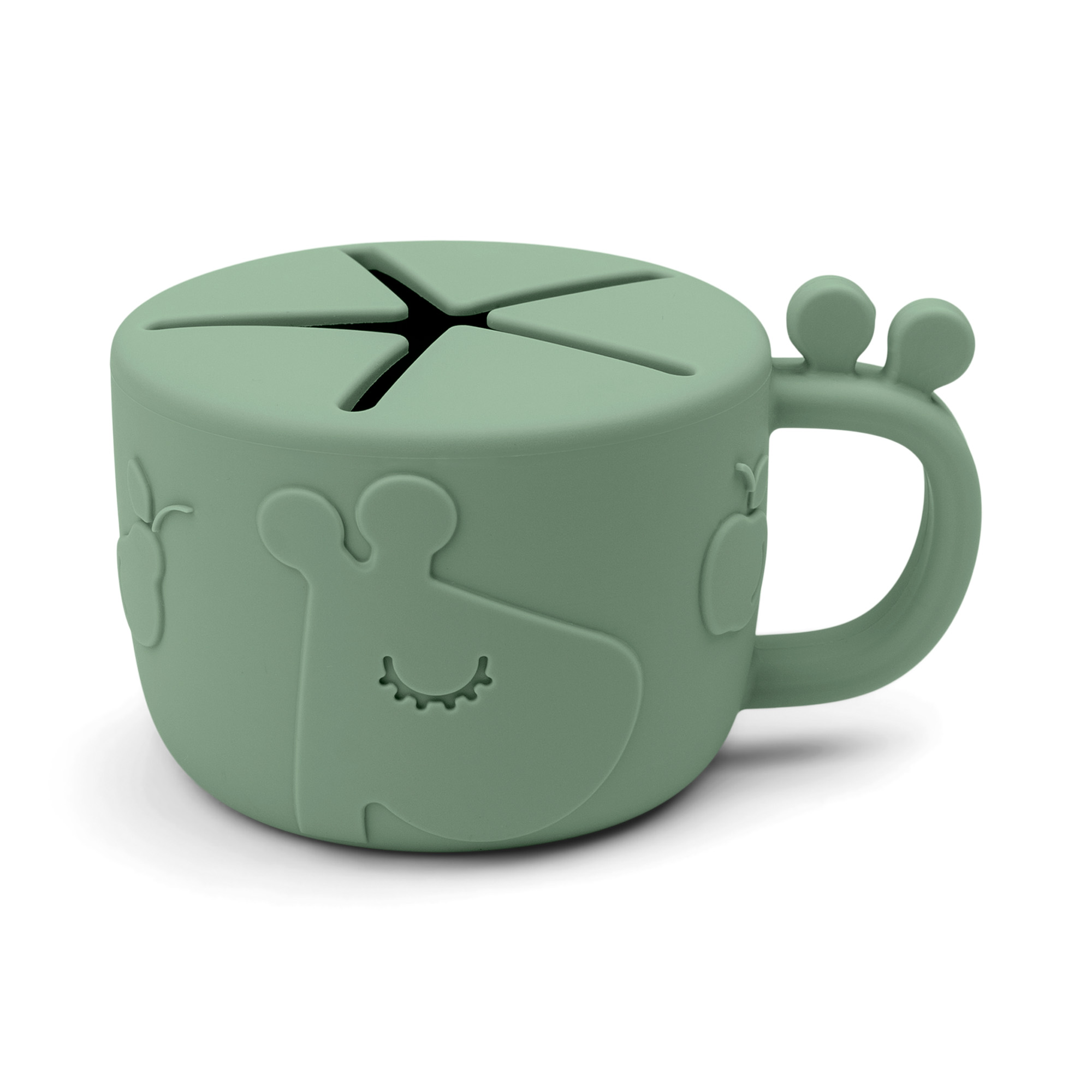 Done by Deer Peekaboo Snack Cup Green Done by Deer Peekaboo Snack Cup Green