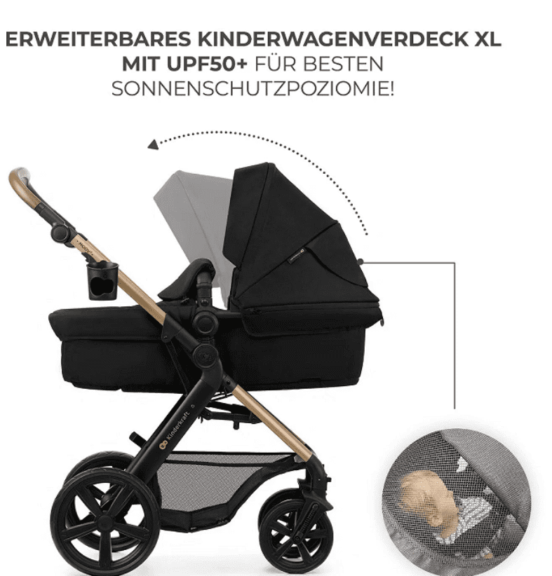 Kinderkraft 4in1 Kombikinderwagen MOOV 2 schwarz Kinderkraft 4in1 Kombikinderwagen MOOV 2 schwarz