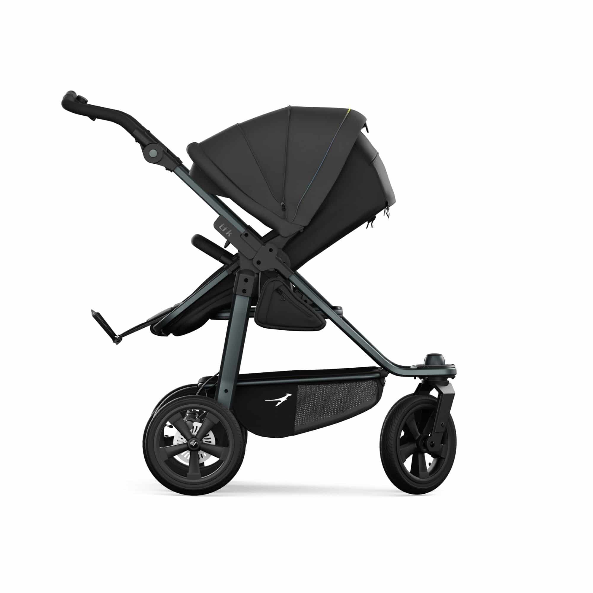 TFK Mono 3 4in1 Kinderwagen Set Anthrazit mit rotem Highlights mit CYBEX Cloud T i-Size Sepia Black, CYBEX Base T & TFK Mono Adapter TFK Mono 3 4in1 Kinderwagen Set Anthrazit mit rotem Highlights mit CYBEX Cloud T i-Size Sepia Black, CYBEX Base T & TFK Mono Adapter