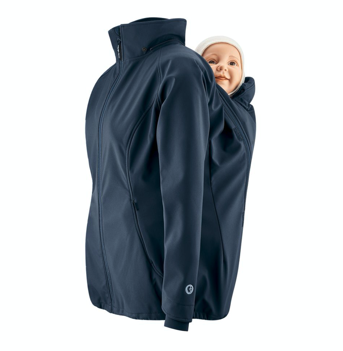 mamalila Softshell-Tragejacke Allrounder - navy L