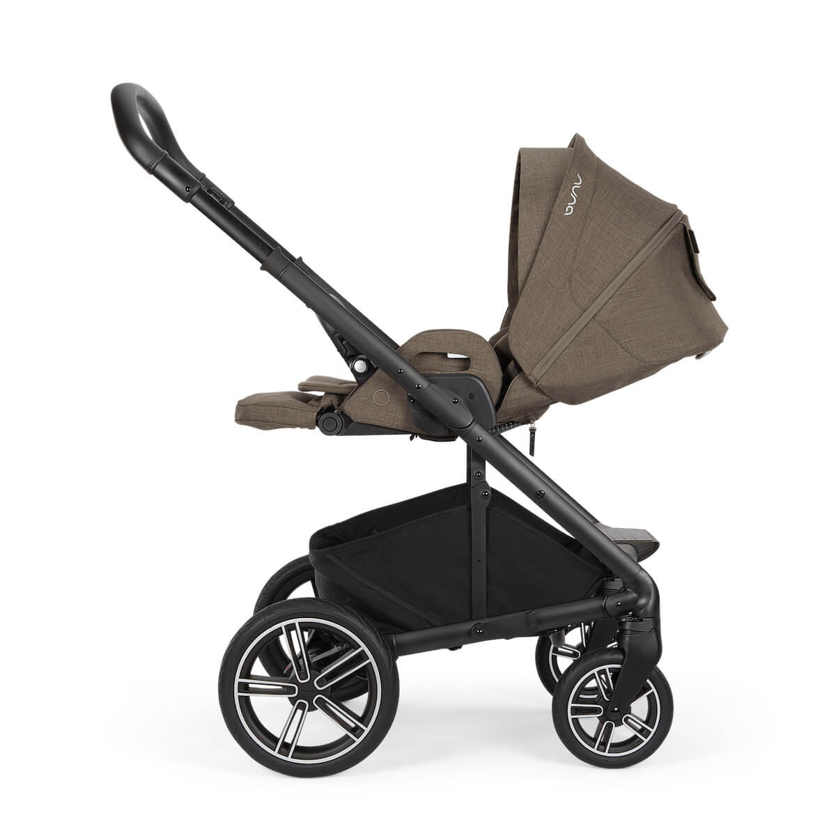 Nuna MIXX next 3in1 Kinderwagen Set Pistachio inkl. Pipa Next Caviar-Chocolate und gratis Zubehör 
