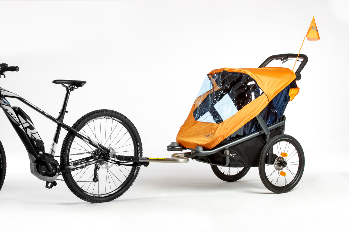 TFK Velo 2 Fahrradanhänger/ Kinderwagen inkl. Deichsel