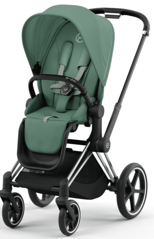 CYBEX PRIAM Kombikinderwagen chrome schwarz leaf green CYBEX PRIAM Kombikinderwagen chrome schwarz leaf green