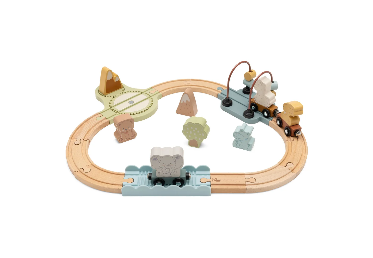 Jollein Holz-Eisenbahnset Jollies