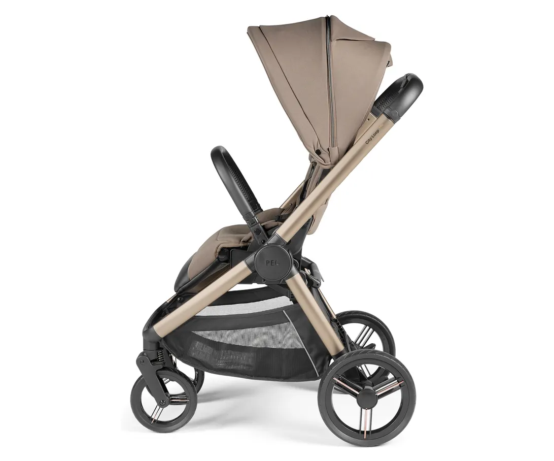 PEG 3in1 Kombikinderwagen City Loop Pro Pine Bark inkl. Babyschale Primo Viaggio SLK Pine Bark
