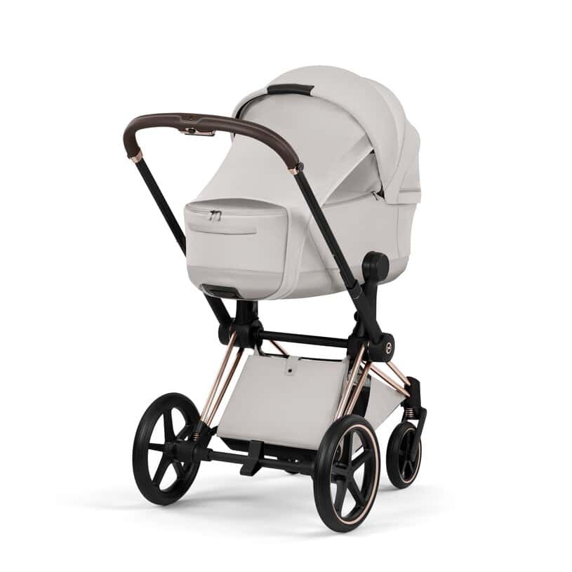  Cybex Priam Style Kinderwagen Set 3in1 Chrome Brown / City Grey inkl. Cloud T Sepia Black