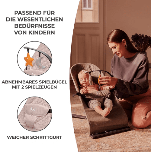 Kinderkraft Babywippe MIMI beige Kinderkraft Babywippe MIMI beige